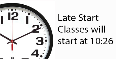 Late start September 19th