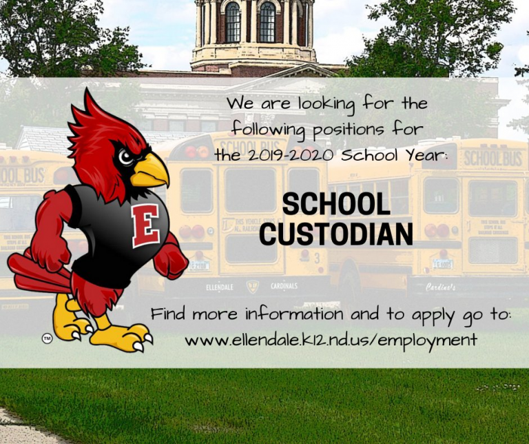 School Custodian Needed Ellendale Public School